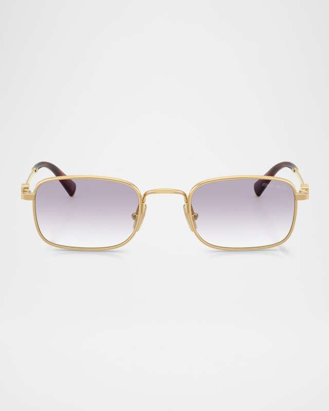 MUA53S Rectangular Metal Sunglasses